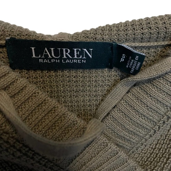 Lauren Ralph Lauren hoodie pullover Forest Green Womens Size S Petite - Picture 3 of 7